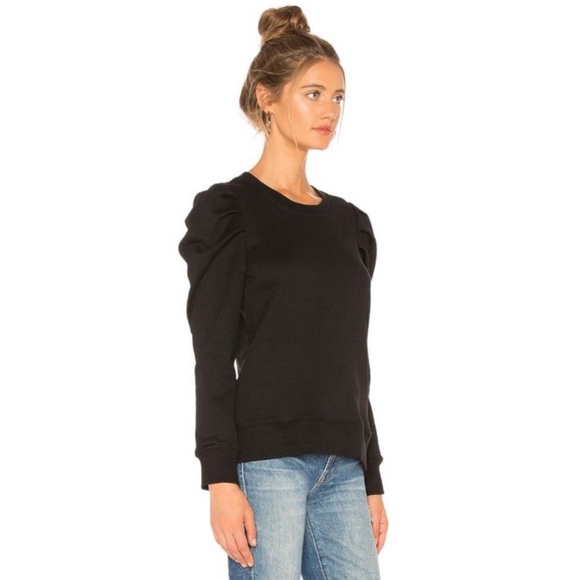 Pam & Gela 🖤 Puff Sleeve Sweatshirt • Black • Small - Picture 2 of 6